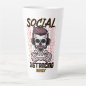 ソーシャル分散の専門家ゲームデザイン カフェラテマグ (正面)