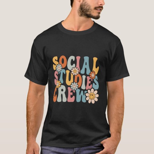 ソーシャル勉強クルー新学期先生 Tシャツ (正面)