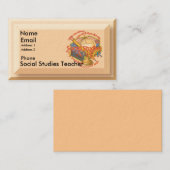 ソーシャル勉強先生モットー 名刺 (正面/裏面)