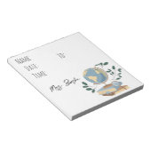 ソーシャル勉強/地理先生ホールパス ノートパッド (アングル)