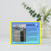 ソーシャル勉強、UNHCR、ジュネーブ ポストカード (スタンド正面)