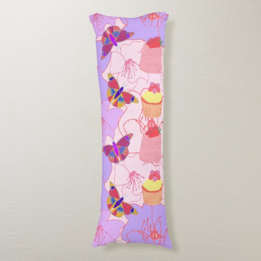 ソーシャル蝶体クッション ボディピロー (正面縦)