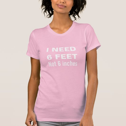 ソーシャル距離Tシャツ Tシャツ (正面)