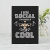 ソーシャル配信体建物ジムフィットネスギフト 招待状 (スタンド正面)