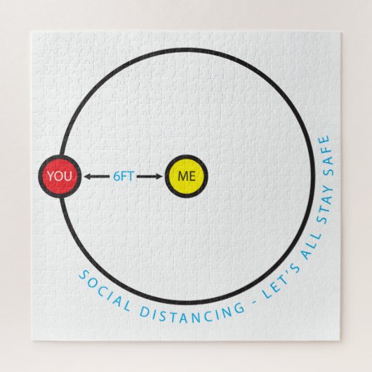 ソーシャル配信 – 6足グラフィックステイ ジグソーパズル (縦)