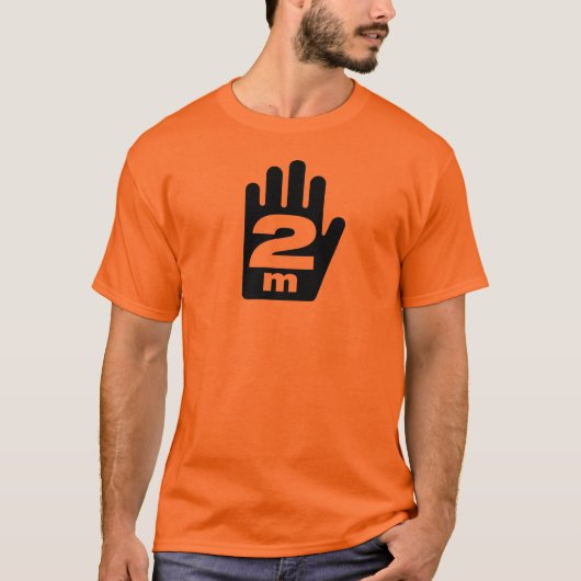 ソーシャル配信Tシャツ「2 m」 Tシャツ (正面)