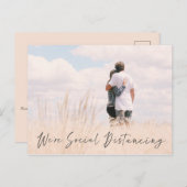 ソーシャル配結婚信写真の発表日 ポストカード (正面/裏面)