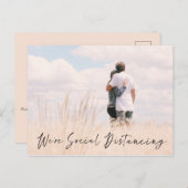 ソーシャル配結婚信写真の発表日 ポストカード (正面/裏面)