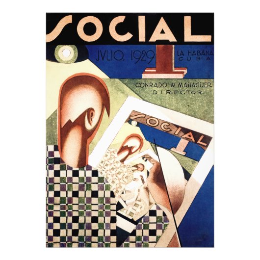 ソーシャル雑誌の表紙 フォトプリント            (正面)