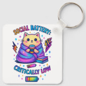 ソーシャル電池の批評的.... キーホルダー (裏面)