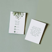 ソーシャル・リンク、葉カードを挿入する感謝してい、緑の エンクロージャーカード