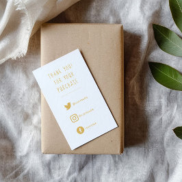 ソーシャル・リンク、金ゴールド、ホワイトオーダー挿入カード。 エンクロージャーカード