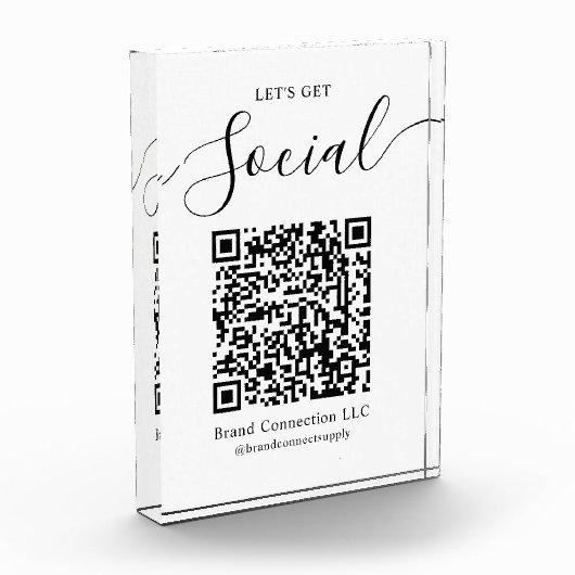 ソーシャルQRコード企業名を取得しよう フォトブロック (左)