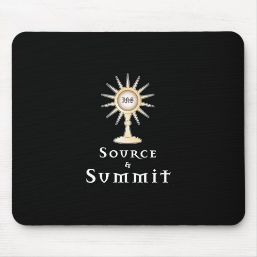 ソースとサミット：聖聖聖餐式 マウスパッド (正面)