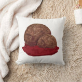 ソースにミートボール クッション (ブランケット)