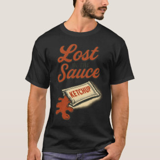 ソースに迷う Tシャツ