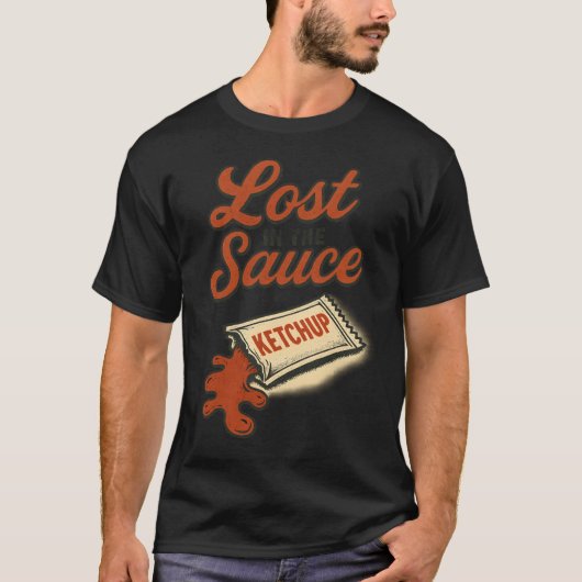 ソースに迷う Tシャツ (正面)