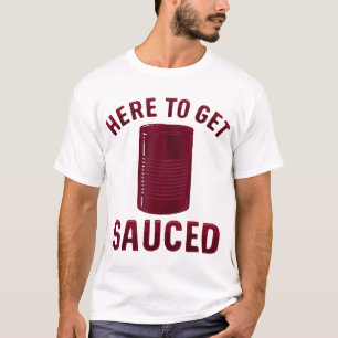 ソースのクランベリーソーおもしろいスThanksgivを取得するには Tシャツ