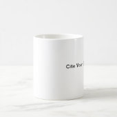 ソースの引用 コーヒーマグカップ (中央)