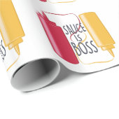 ソースはボスです ラッピングペーパー (ロールコーナー)