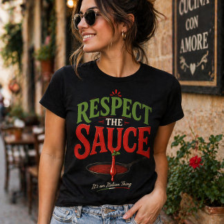 ソースを敬え - イタリアンソウル Tシャツ