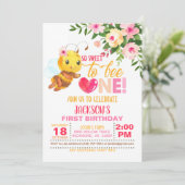 ソースイートトゥビーワンファースト誕生日招待状 招待状 (スタンド正面)