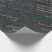 ソースコードのスクリーンショット ラッピングペーパー (角)