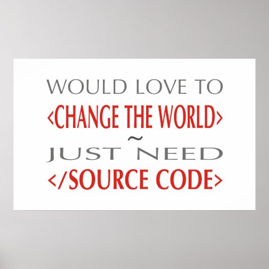 ソースコード ポスター (正面)