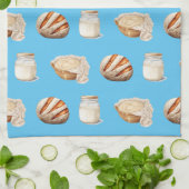 ソースパターン(の模様が)ある生地キッチンタオル キッチンタオル (折り畳み)