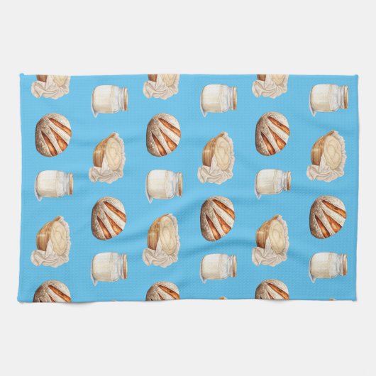 ソースパターン(の模様が)ある生地キッチンタオル キッチンタオル (横)