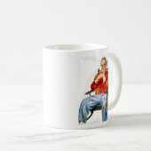 ソースファインアートのマグが付いているボス コーヒーマグカップ (正面右)