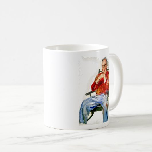 ソースファインアートのマグが付いているボス コーヒーマグカップ (正面右)