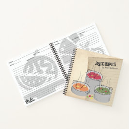 ソースポット個人料理本レシピ手帳 ノートブック