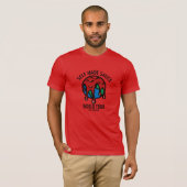 ソース世界旅行米国東部標準時刻。 永久にフットボールティー Tシャツ (正面フル)