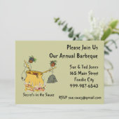 ソース棒の姿のシェフBBQの秘密 招待状 (スタンド正面)