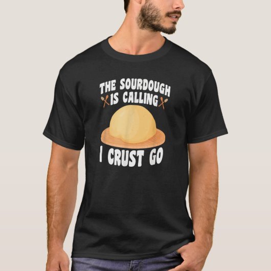ソース生地はベイカーパンベーキングを呼んでいる Tシャツ (正面)