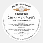 ソース生地ベーカリーコテージ法フードライセンスラベル ラウンドシール (正面)