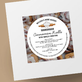 ソース生地ベーカリーコテージ法フードライセンスラベル ラウンドシール