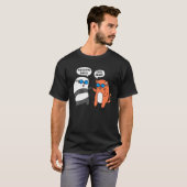 ソース素晴らし豆可愛いカッコいい動物パンダ猫 Tシャツ (正面フル)