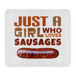 ソーセージが大好きな女の子だけ カッティングボード
