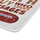 ソーセージが大好きな男だけ カッティングボード (角)