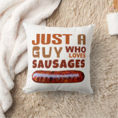 ソーセージが大好きな男だけ クッション (ブランケット)