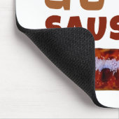 ソーセージが大好きな男だけ マウスパッド (コーナー)