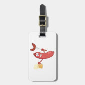 ソーセージとビール ラゲッジタグ (正面縦)