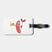 ソーセージとビール ラゲッジタグ (裏面横)