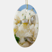 ソーセージとマスタードのポテトサラダ セラミックオーナメント (右)