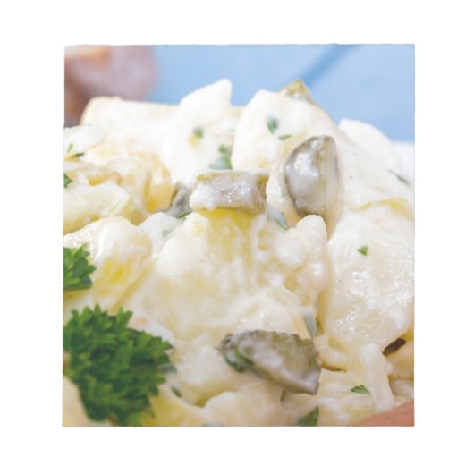 ソーセージとマスタードのポテトサラダ ノートパッド (正面)