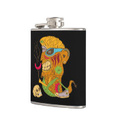 ソーセージと人間のスカルとバーベキューtikiモンスター フラスク (左)