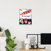 ソーセージにYesを言う ポスター (ホームオフィス)