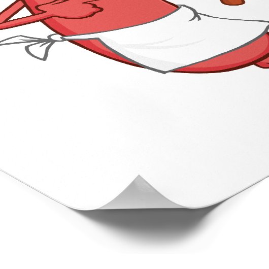 ソーセージのフェストおもしろいソーセージ料理漫画 ポスター (角)